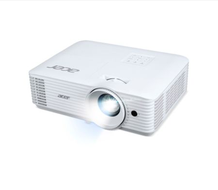 Мултимедиен проектор Acer Projector P1258i, DLP, XGA (1024x768), 4800 ANSI Lumens, 20000:1, 1.3x, 2x HDMI (1.4a), VGA, RCA, Wireless dongle included, Audio in/out (3.5mm), VGA out, DC Out (5V/1A, USB-A), Speaker 10W, Bluelight Shield, 2.8kg, Bag, 3Y, Whit