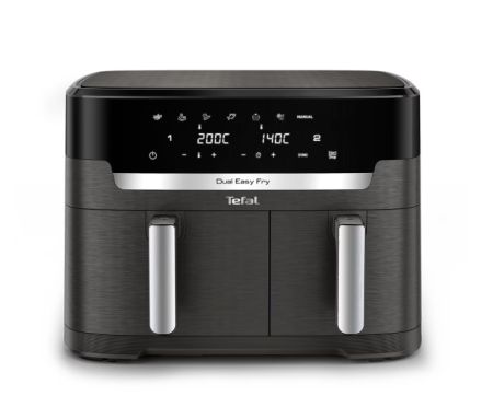 Уред за здравословно готвене Tefal EY942HE0 Xxl Dual Easy Fry Coal Eu