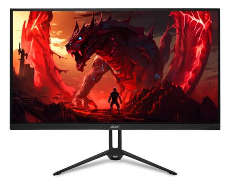 Монитор Acer Nitro KG273UW2bmiippx, 27'' IPS, QHD (2560x1440), ZeroFrame, FreeSync Premium, 240Hz (DP)/144Hz (HDMI), 0.5ms/1ms, 100M:1, 250 nits, HDR10, 99% sRGB, 2x HDMI 2.0, 2xDP 1.4, Audio Out, Speakers, Tilt, VESA, Black