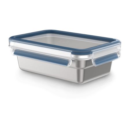 Кутия за съхранение Tefal N1150410 Mseal Steel Re 0.8 L Blue Tef1