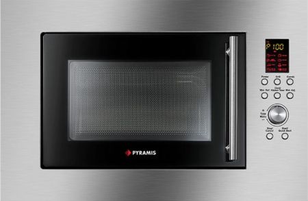 Микровълнова фурна PYRAMIS 30 Inox (034011301) – 23 литра, 900W, с грил, енергиен клас А