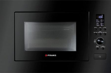 Микровълнова фурна PYRAMIS 30 Black (034011401) – 23 литра, 900W, с грил, черен дизайн