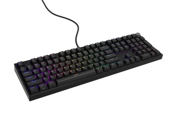 Клавиатура Genesis Mechanical Gaming Keyboard Thor 404 Black RGB Backlight Gateron Yellow Pro, US Layout