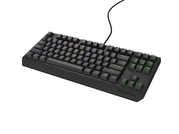 Клавиатура Genesis Gaming Keyboard Thor 230 TKL US RGB Mechanical Outemu Red Black Hot Swap