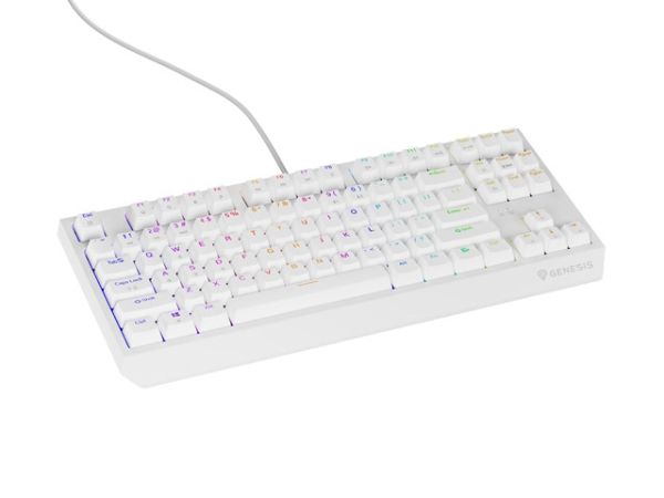 Клавиатура Genesis Gaming Keyboard Thor 230 TKL US RGB Mechanical Outemu Brown White Hot Swap