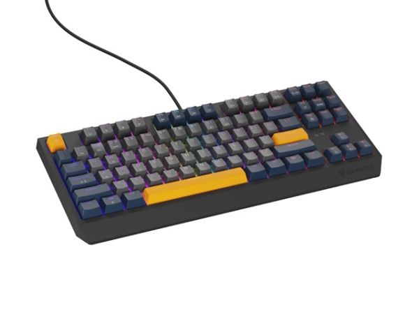 Клавиатура Genesis Gaming Keyboard Thor 230 TKL Naval Blue Negative US RGB Mechanical Outemu Panda