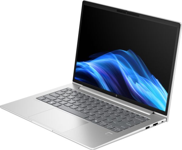 Лаптоп HP EliteBook 6 G1i AI 14" Pike Silver, Ultra 7-255U(up to 5.2GH/12MB/12C), 14"  WUXGA AG 300nits, 16GB 5600Mhz 1DIMM, 512MB PCIe SSD, WiFi 7 + BT 5.4, FPR, Smart Card Reader, Backlit Kbd, 3C Batt, Win 11 Pro, 3Y Offsite