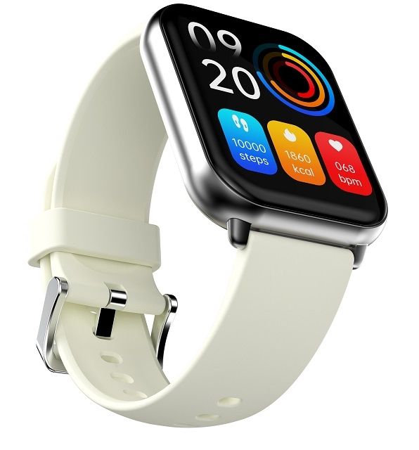 Часовник HiFuture Zone2 Silver, 1.96", 240?286, Bluetooth Call, IP68 Waterproof, 24/7 True Heart Rate & Blood Oxygen Sensor, Up to 7 days daily use, 100+ Sports Mode