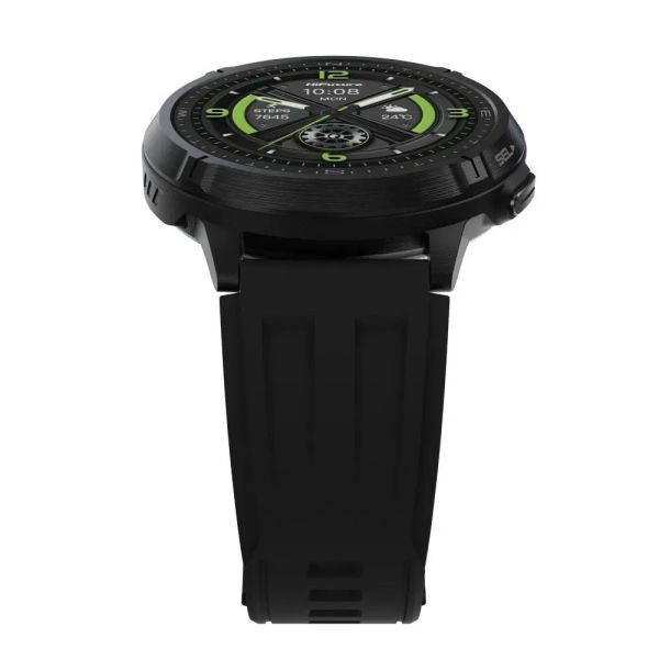 Часовник HiFuture MIX3 Black, 1.43" AMOLED, 466*466, Powered by Dual Core & Syntra AI, Bluetooth Call, 3ATM Waterproof, Compass & Altimeter, 24/7 True Heart Rate & Blood Oxygen Sensor, Up to 10 days daily use