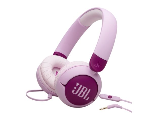 Слушалки JBL JR320 Wired on-ear kids headphones, Purple