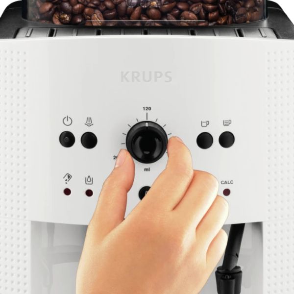 Кафеавтомат Krups EA810570, Espresseria Automatic Manual, Coffee machine, 1450W, 15 bar, white