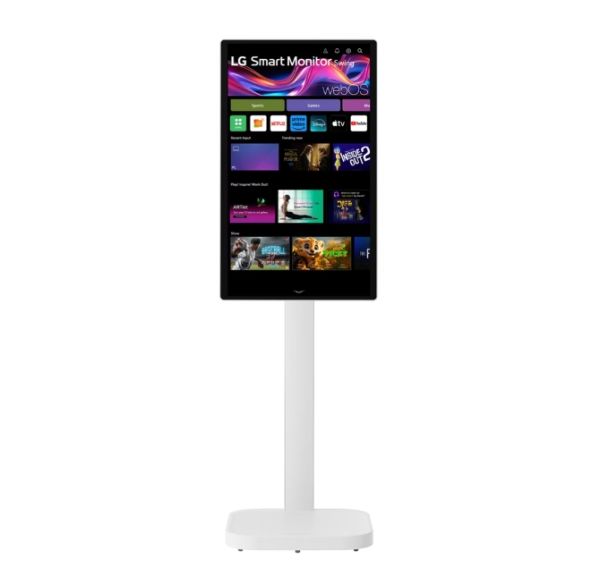 Монитор LG 32U889SA-W, 31.5" IPS, Smart webOS, Touch, Swind, 5ms GtG, 1000:1, 350cd/m2, UHD 4K (3840 x 2160), HDR 10, DCI-P3 95%, 3xUSB Type-C (PD 65W), 2xHDMI, Tilt , Height adjustment, Swivel, Pivot, AirPlay 2, Speacers 5W x 2, LG Switch, White