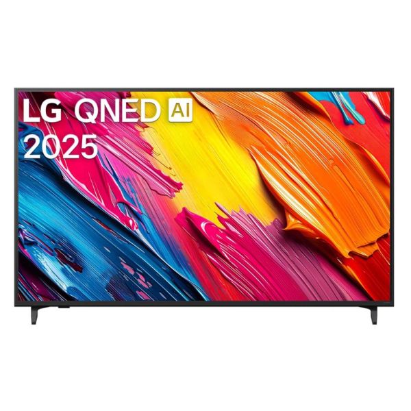 Телевизор LG 65QNED70A6A, 65" 4K QNED HDR Smart TV, 3840x2160, DVB-T2/C/S2, Alpha 7 AI Processor, HDR10 / HLG, webOS 25 ThinQ, VRR / ALLM / HGiG, 4K Upscaling, WiFi 5, Voice ID, Bluetooth 5.0, AirPlay 2, LAN, CI, HDMI, SPDIF, Google Cast, 2 pole Stand