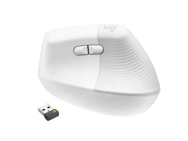 Мишка Logitech Lift Vertical Ergonomic Mouse for Business, Off-white