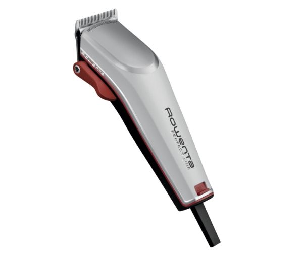 Машинка за подстригване Rowenta TN1300F0 Hair Clipper Perfect Line 2 silver, 1 speed, 6 fix hair combs, micro setting (0,6-0,9-1.2mm), hair settings (0.6-25mm), heights hair clipper (9),corded, pouch, oil &cleaning brush
