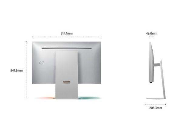 Монитор Samsung LS27FG900XU 27" Odyssey 3D G90XF 4K 165Hz IPS  16:9 3840 x 2160 Display Port  HDMI USB Hub, Silver