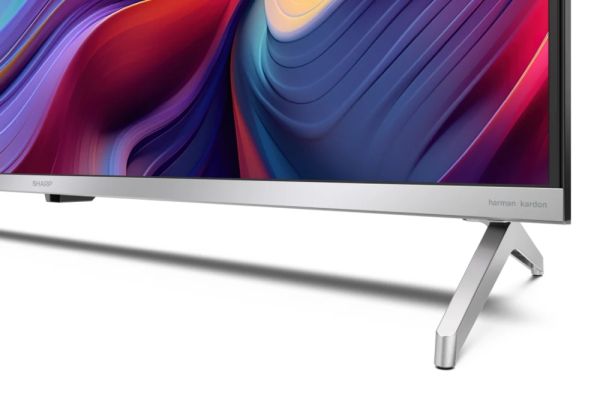 Телевизор Sharp 43GP6265E, 43" QLED Google TV, 4K Ultra HD  3840x2160 Frameless, AQUOS, DVB-T/T2/C/S/S2, Active Motion 1000, HDR10, Dolby Atmos, Dolby Vision, Google Assistant, Chromecast Built-in, HDMI 2.1 with eARC, 3.5mm Headphone jack / line-out, USB,