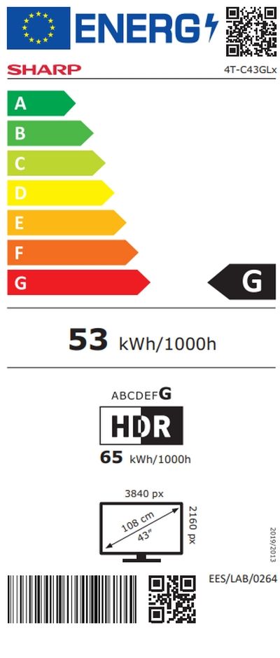 Телевизор Sharp 43GP6265E, 43" QLED Google TV, 4K Ultra HD  3840x2160 Frameless, AQUOS, DVB-T/T2/C/S/S2, Active Motion 1000, HDR10, Dolby Atmos, Dolby Vision, Google Assistant, Chromecast Built-in, HDMI 2.1 with eARC, 3.5mm Headphone jack / line-out, USB,