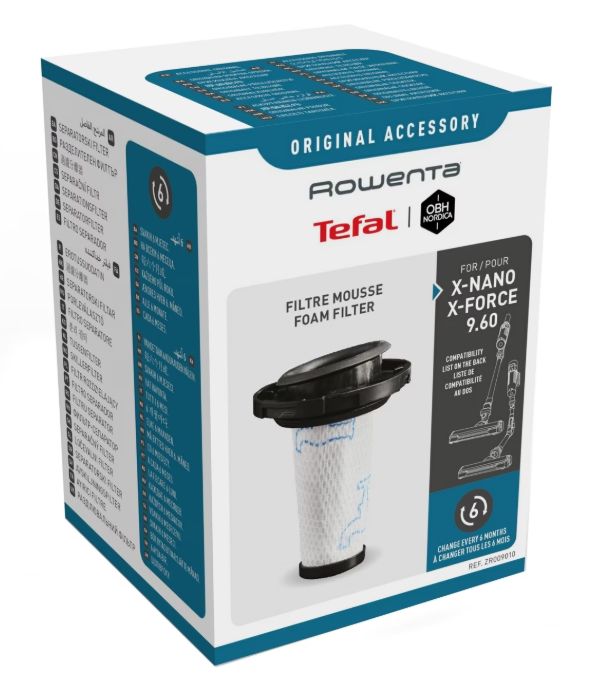 Филтър Rowenta ZR009010 Before Motor Filter / Foam Filter X-Force 9.60 and X-Nano