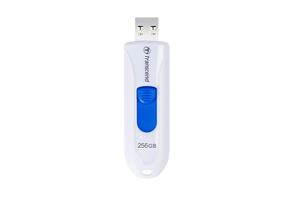 Памет Transcend 256GB, USB3.1, Pen Drive, Capless, White