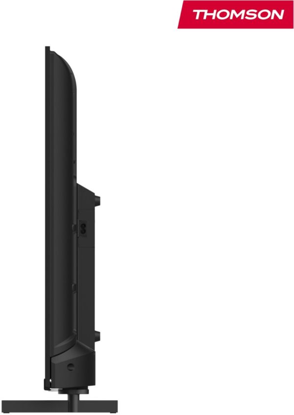 Телевизор Thomson 40" FHD Google TV; 1920 x 1080 (FHD), DLED, 60 Hz, HDR10, Dolby Audio, Google Cast, DVB-T/T2/C/S/S2, Wi-Fi, Bluetooth, LAN, HDMI 3 (1.4), USB 2 (2.0), Hotel mode, Side Feet, Black
