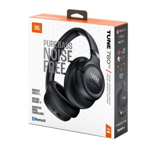 Слушалки JBL TUNE 780NC BLK Wireless over-ear Noise Cancelling headphones
