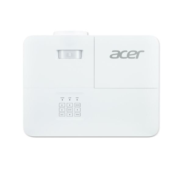 Мултимедиен проектор Acer Projector P5550, DLP, Full HD (1920x1080), 5200 ANSI Lumens, 18,000:1 Dynamic Black, 1.3X Zoom, LAN RJ45, 2x HDMI (1.4b), DC Out (5V/1.5A, USB-A), RS232, Speaker 10W, Bluelight Shield, 2.75 kg, Bag, 3Y, White+Natec Warbler 2, Wir