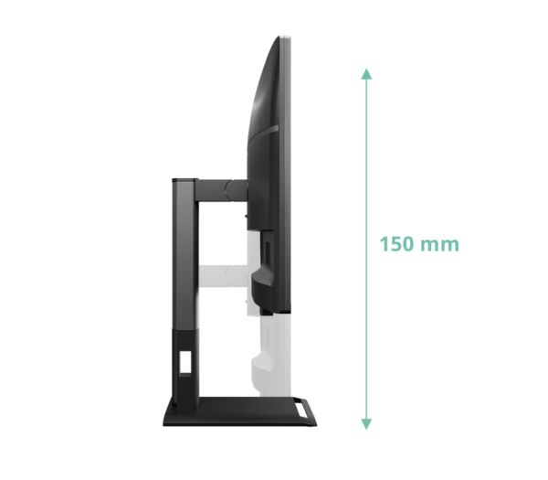 Монитор AOC Q27P4U, 27" IPS WLED, 2560x1440@120Hz, 4ms GtG, 350cd m2, 1500:1, DCR 50M:1, Adaptive Sync, FlickerFree, Anti Blue Light, 2Wx2, Tilt, Height Adjust, Pivot, Swivel, 2xHDMI, DP, USB hub