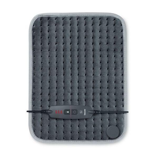 Термоподложка Beurer HK SE Cosy and soft heat pad;  3 temperature settings, automatic switch off after 90 min; washable on 30°; Gray
