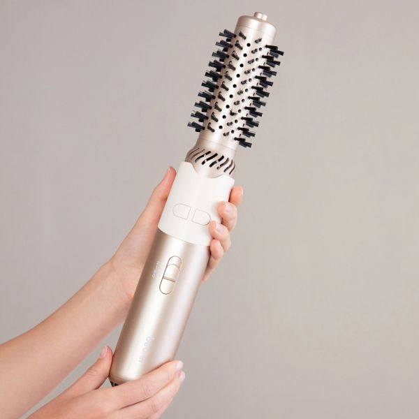 Електрическа четка за коса Beurer HT 85 Rotaiting  hot air brush, ionic function, caremic coating, 2 interchangeable attachments: Heated brush and curling brush, 2 heat settings & cold air setting