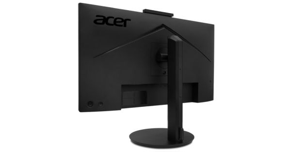Монитор Acer Vero CB242YD6bmiprcx, 23.8'' FHD (1920x1080) IPS, ZeroFrame, 120Hz, 1ms(VRB), 250nits, VGA, HDMI, DP, Speakers, Audio In/Out, Adj.WebCam 5M/Mic array, AdaptiveSync, Energy Efficiency Class B, TCO Black, 3Y