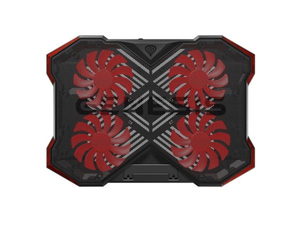 Стойка Genesis Laptop Cooling Pad Oxid 260 15.6-17.3 4 Fans, Led Light, 2 Usb