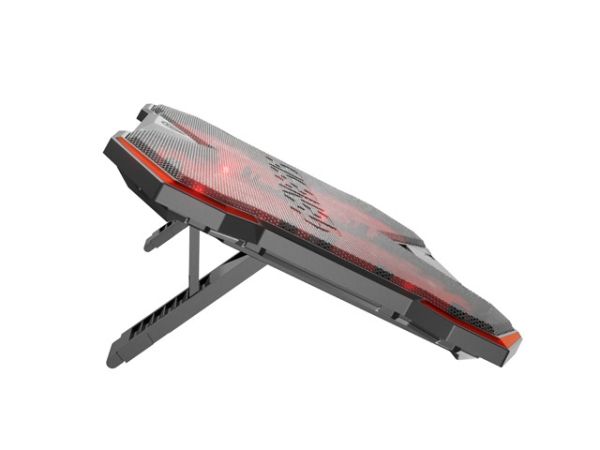 Стойка Genesis Laptop Cooling Pad Oxid 260 15.6-17.3 4 Fans, Led Light, 2 Usb