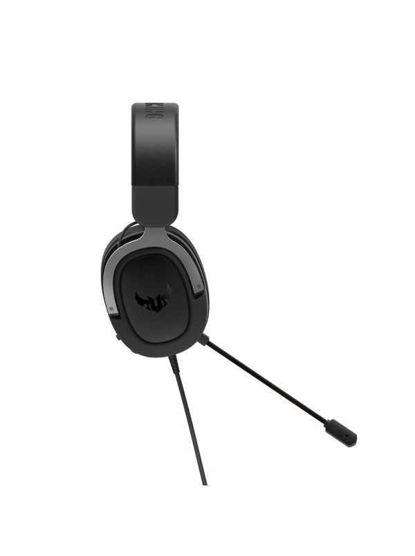 Слушалки Asus TUF Gaming H3 Wired Headset(Discord Certified Mic, 7.1 Surround Sound, 50mm Drivers, Lightweight, 3.5mm, For PC, Mac, PS4, Xbox One, Switch and Mobile Devices), Black