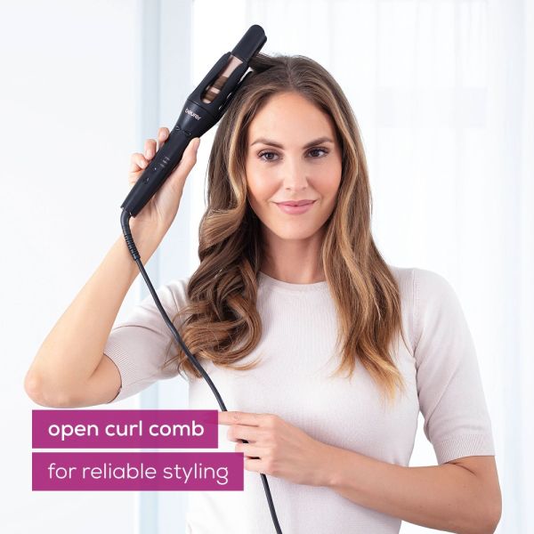 Маша Beurer HT 75 Automatic Hair Curler, 4-way ion outlet, 3 temperature settings: 170, 190, 210°C, Ceramic and tourmaline-coated, Smart timer