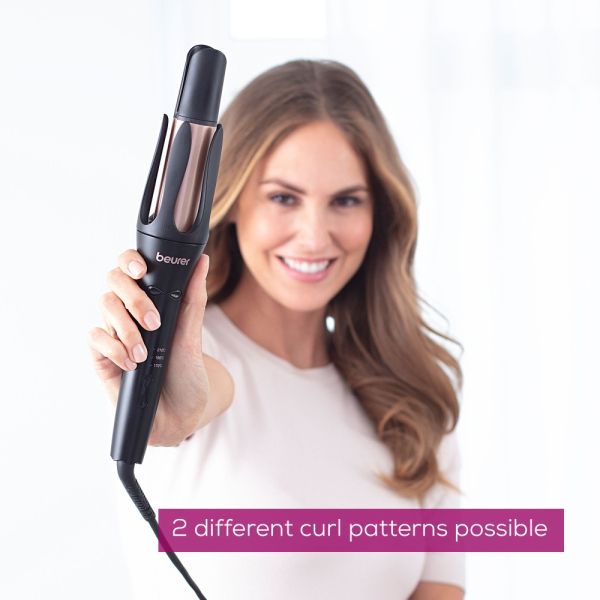 Маша Beurer HT 75 Automatic Hair Curler, 4-way ion outlet, 3 temperature settings: 170, 190, 210°C, Ceramic and tourmaline-coated, Smart timer