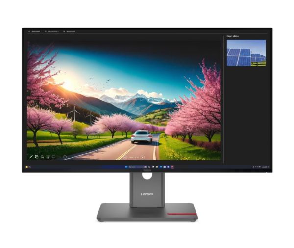Монитор Lenovo ThinkVision P32UD-40 31.5" IPS, WLED, 3840x2160, 16:9, 120Hz, 4ms, 1500:1, 350 cd/m?, USB hub, HDMI, DP, Thunderbolt, RJ45, Tilt, Swivel, Pivot, Height Adjust Stand