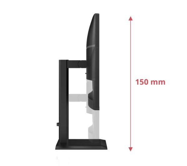 Монитор AOC Q27E4U, 27" IPS WLED, 2560x1440@120Hz, 4ms GtG, 350cd m/2, 1500:1, 20M:1 DCR, Adaptive Sync, FlickerFree, Anti Blue Light, 2Wx2, Tilt, Height Adjust, Pivot, Swivel, HDMI, DP, USB Hub