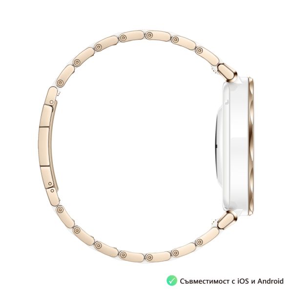 Часовник Huawei Watch GT5 Pro Jana-B29C, 1.32" Amoled 466x466, PPI 352, BT5.2, BLE/BR/EDR, 323mAh, 40-meter free diving, HUAWEI TruSense System, ECG analysis, Battery life up to 7 days, Compatible with iOS and Android devices, Ceramic + Huawei FreeBuds SE