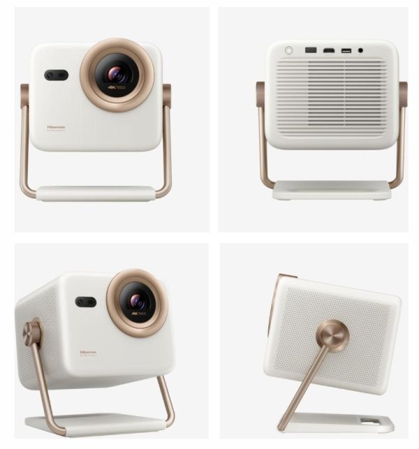 Мултимедиен проектор Hisense projector M2SE-PRO Home Cinema,Ultra HD (3840x2160),HDMI 1x, 1300Lumens, 1000:1, 2 x10W,VidaaU7, 65"-200", White