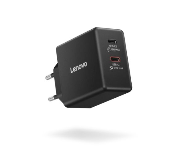 Адаптер Lenovo Dual USB-C 65W GaN Charger