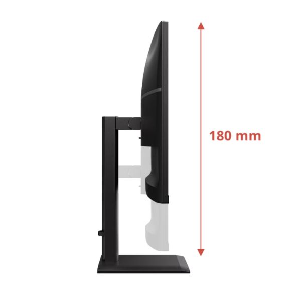 Монитор AOC Q32E4U, 31.5" IPS WLED, 2560x1440@100Hz, 4ms GtG, 350cd m/2, 1000:1, 20M:1 DCR, Adaptive Sync, FlickerFree, Anti Blue Mode, 3Wx2, Tilt, Height Adjust, Pivot, Swivel, 2xHDMI, DP, USB Hub