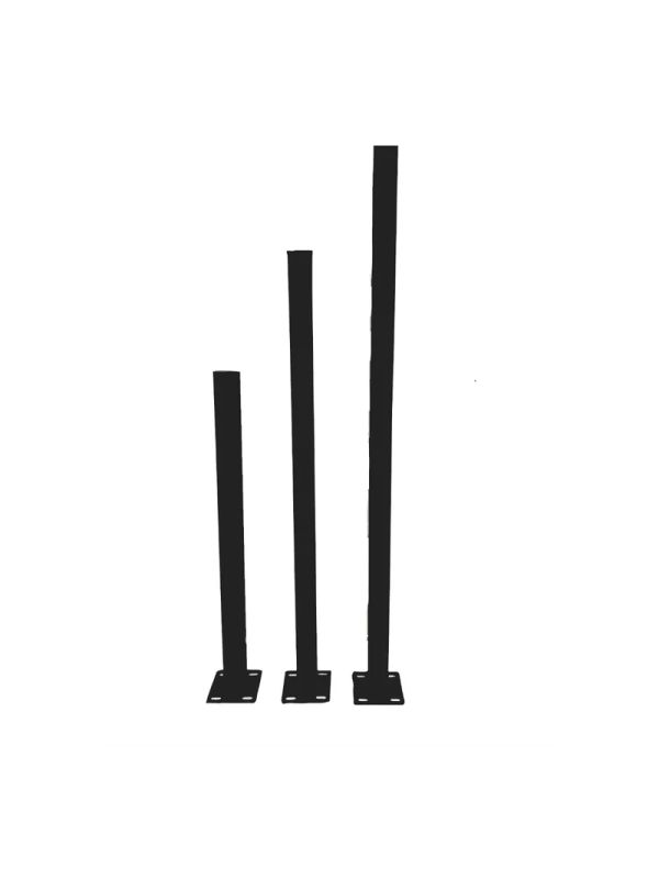 Ограден кол с планка | за 3D пана | поцинкован и боядисан | 75–200 см