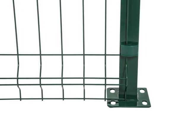 Ограден кол с планка | за 3D пана | поцинкован и боядисан | 75–200 см