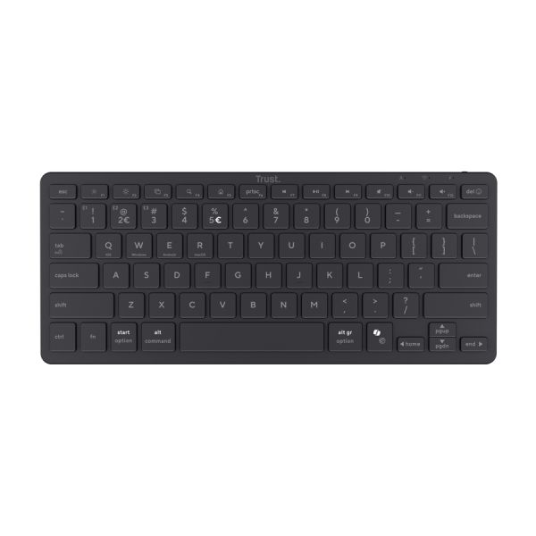 Клавиатура TRUST Nado II Multidevice Bluetooth Keyboard US