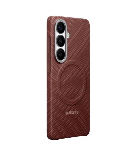 Калъф Samsung S26 Carbon Magnet Case Coral Red