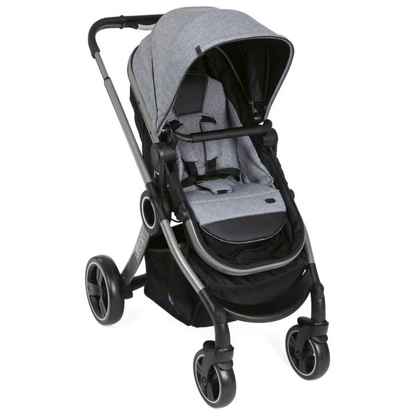 Бебешка количка Chicco Urban Pro 2 в 1 – Сива + подарък дъждобран
