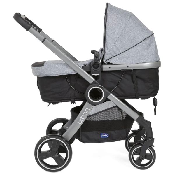 Бебешка количка Chicco Urban Pro 2 в 1 – Сива + подарък дъждобран