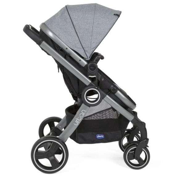 Бебешка количка Chicco Urban Pro 2 в 1 – Сива + подарък дъждобран
