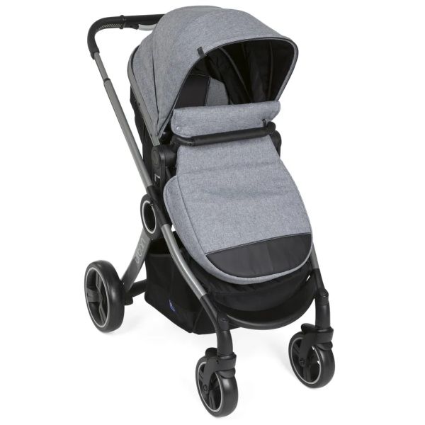 Бебешка количка Chicco Urban Pro 2 в 1 – Сива + подарък дъждобран